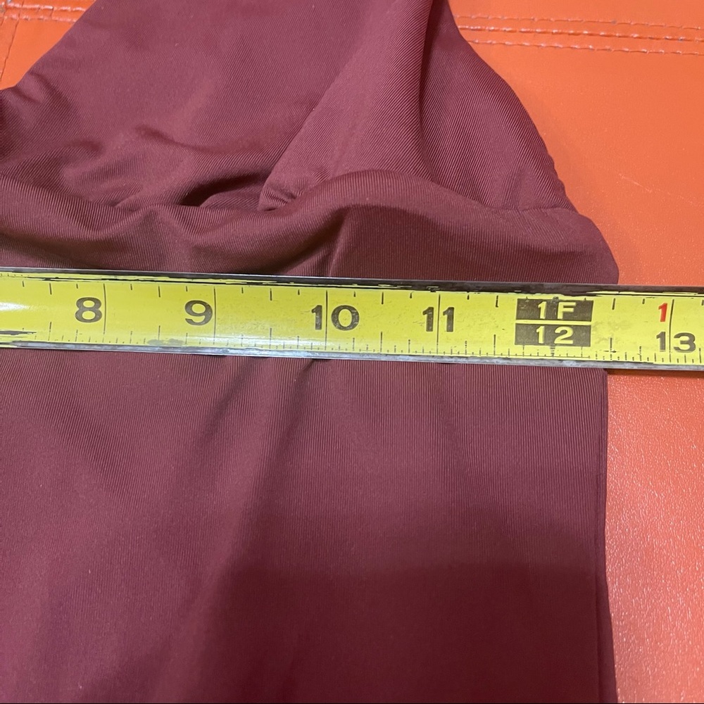 Seafolly Australia One Piece V Neck Maillot Plum 8 - Picture 10 of 11
